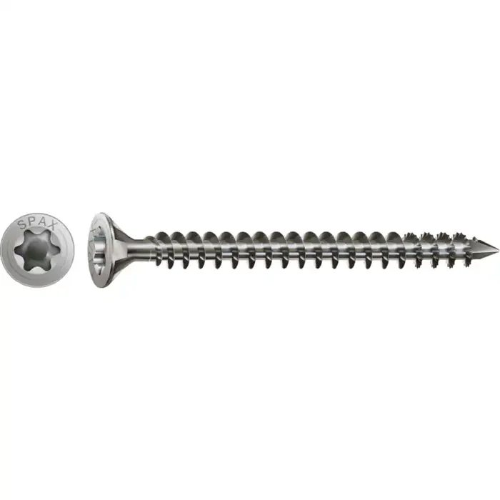 SPAX Holzbauschraube Edelstahl A4 Vollgewinde Senkkopf T-STAR plus CUT-Spitze 8 x 260mm – 50 Stück