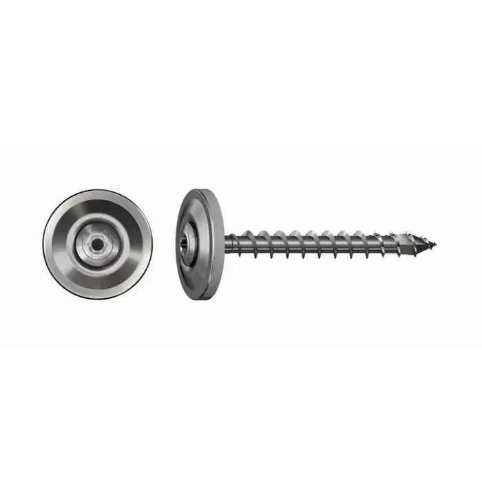 SPAX Spenglerschraube Edelstahl A2 Linsensenkkopf T-STAR plus 20mm-Dichtscheibe 4,5 x 25 mm – 75 Stück