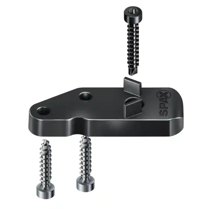 SPAX Stick-PRO mit Schrauben für verdeckte Befestigung von Terrassendielen – 120 Stück