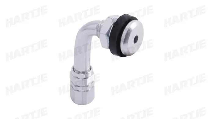 SPEC-X Ventil 90° abgewinkelt, Ø 11,4 mm, für schl Alu-chrom