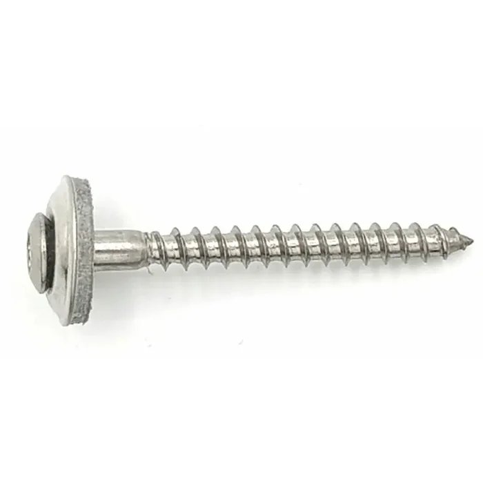 Spenglerschrauben Edelstahl A2 mit 15mm EPDM-Dichtscheibe und TX-Antrieb 4,5 x 25mm – 200 Stück
