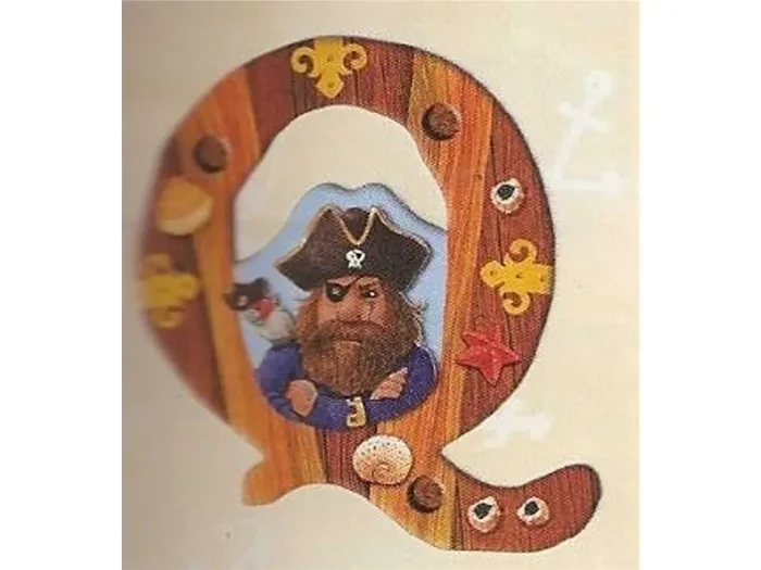 Spiegelburg Buchstabe Q Capt‘n Sharky