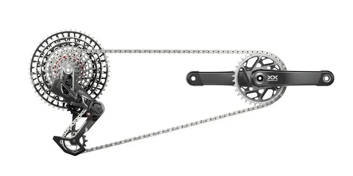 SRAM Schaltgruppen-Set „XX SL Eagle AXS Transmissi 170 mm Kurbell