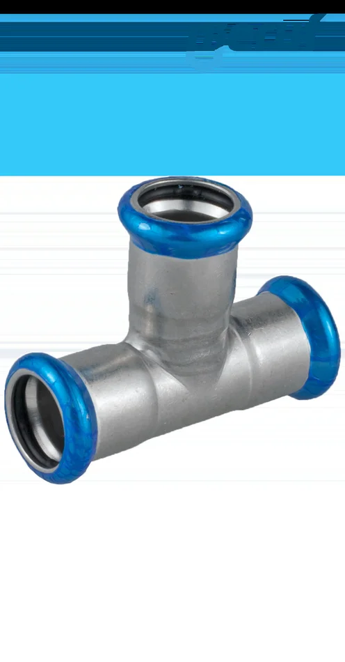 T-Stück I x I Pressfitting DN12 – 15,0 mm, Edelstahl