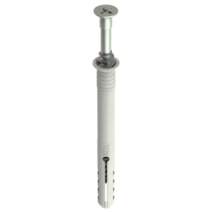 TOX Nageldübel Attack Schlagdübel vormontiert mit Senkbund und Schraube 8×120 mm – 50 Stück