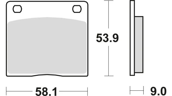 TRW Bremsbelag „MCB 73“ Satz Typ PC, Organi