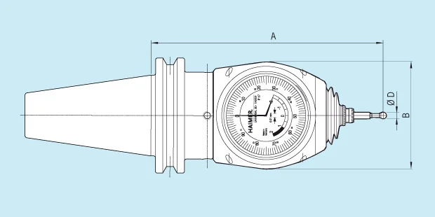 Universal 3D-Taster mit integrierter Aufnahme SK30