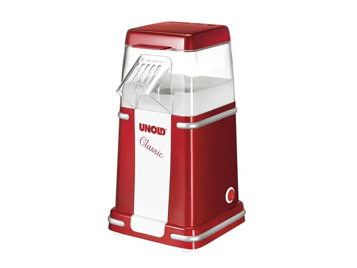 UNOLD Popkornmaker 48525 900 Watt rot-metallic/silber