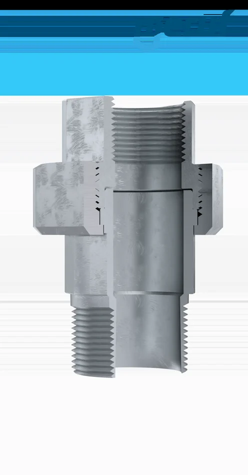Verschraubung Nr. 341, Temperguss verzinkt 1 1/4″ Zoll