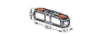 WAGO Durchgangsverbinder 221-2401