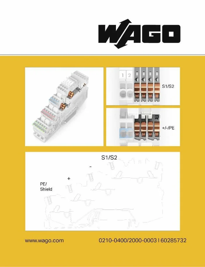 WAGO Handhabungsaufkleber 210-400/2000-003