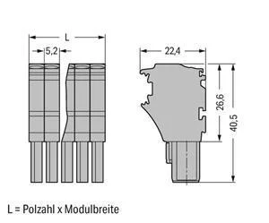 WAGO Leiter-Federleiste 2022-112