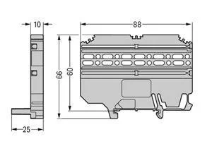 WAGO Multimontageadapter 209-148