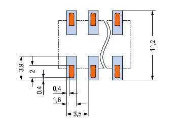 WAGO SMD-LeiterplattenklemmeDrücker15 2086-1102/700-000/997-604