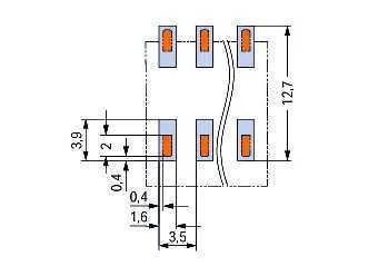 WAGO SMD-LeiterplattenklemmeDrücker15 2086-1211/700-000/997-607