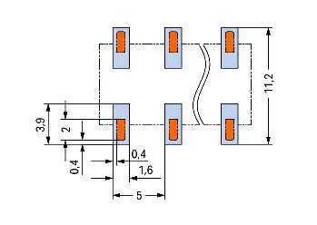 WAGO SMD-LeiterplattenklemmeDrücker15 2086-3102/700-000/997-604