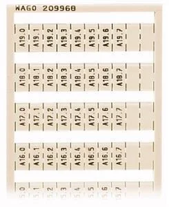 WAGO WSB-Schnellbeschriftungssystem 209-968