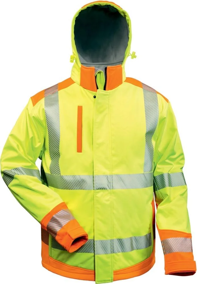 Warnjacke Rickmer, Softshell,L,gelb/orange