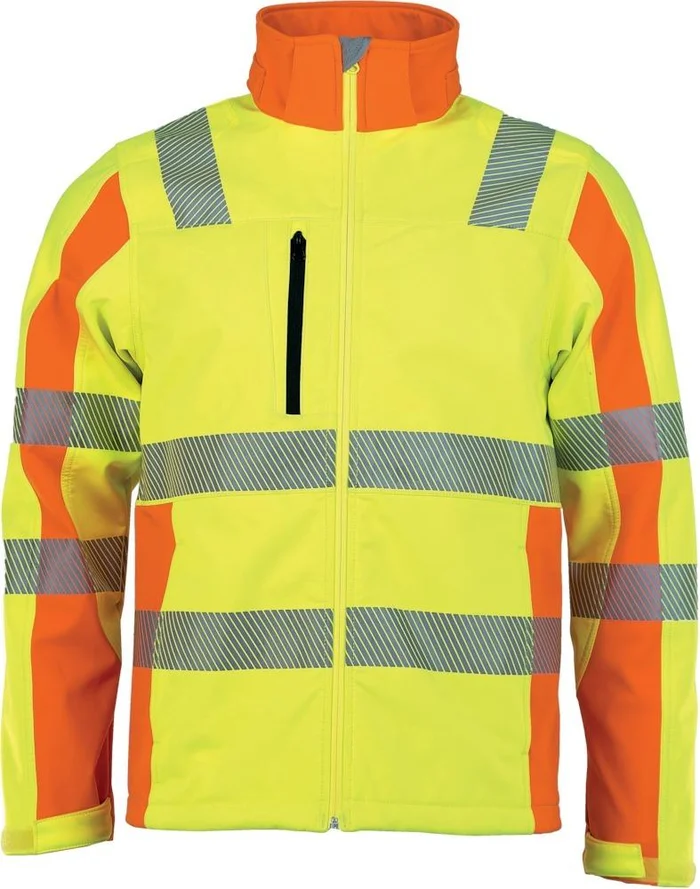 Warnjacke Softshell, Prevent, gelb, Gr.2XL