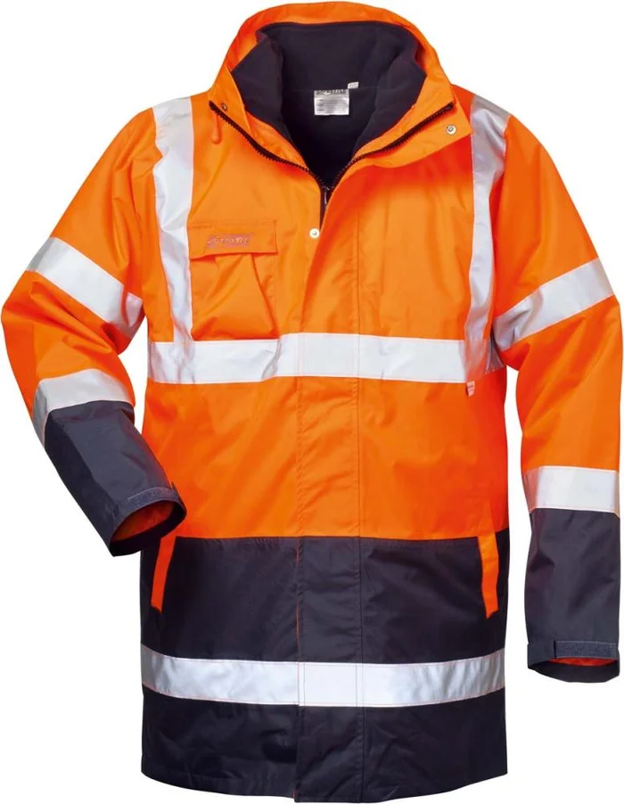 Warnparka Travis, Gr. 2XL, orange/marine