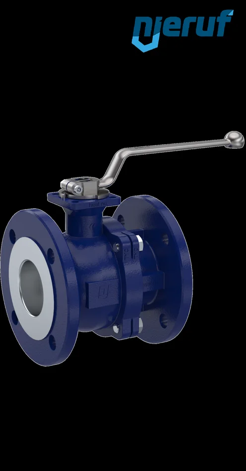 Wasserdampf-Flanschkugelhahn FK12 DN25 PN40 aus Stahlguss