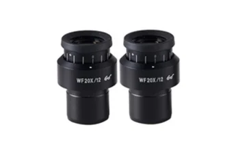 Weitfeld Okular mit Dioptrienausgleich 20x/12 ±3 Dpt (1 Paar)