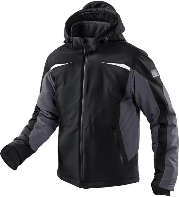 Winterjacke, Softshell, Gr. XL, schw./anthr.