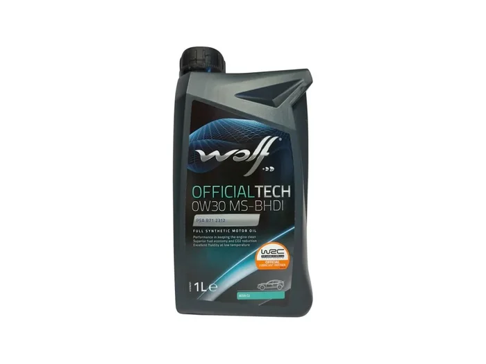 WOLF Motoröl „OfficialTech MS-BHDI“ SAE 1 l Flasche