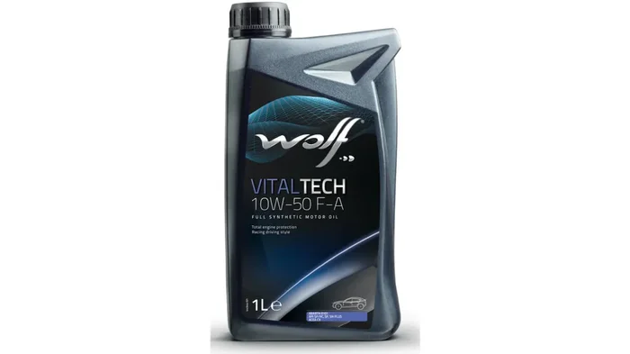 WOLF Motoröl „VitalTech F-A“ SAE 10W-50, 1 l Flasche