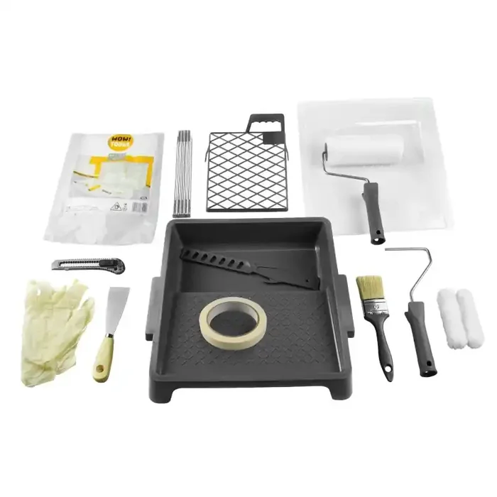 Wow!Tools Maler-Kit PLUS+ 15-teilig Allround Heimwerker Malerset für Wandfarben