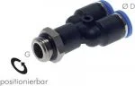 Y-Steckverschraubungen, zylindrisches Gewinde, IQS, Standard