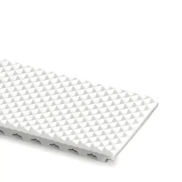Zahnriemen 32-T5-V-Stahl mit PU Waffel weiß 3 mm