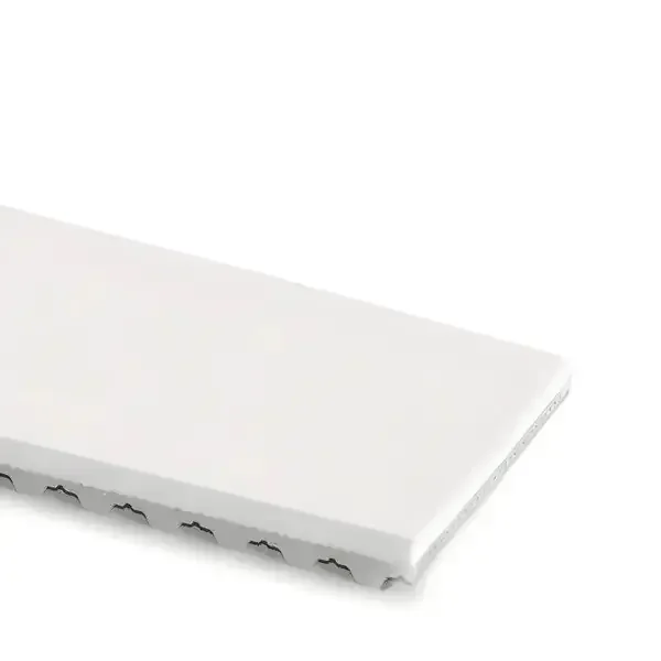 Zahnriemen 75-T10-V-Stahl mit PVC weiß FDA 1 mm