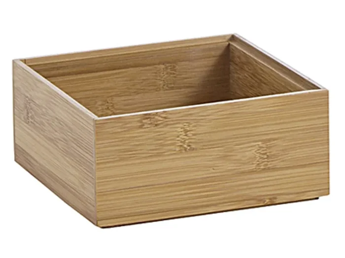 ZELLER PRESENT Aufbewahrungsbox Bamboo 15x15x7cm natur