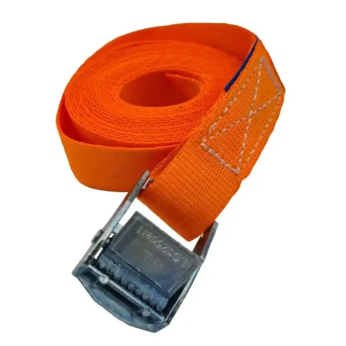 Zurrgurt mit Klemmschloss 1-teilig 250 kg (250 daN) 25 mm breit 5 m lang orange